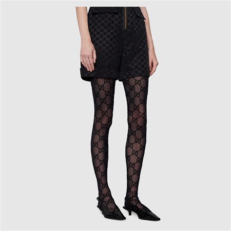 gucci strumpfhose damen schwarz|Designer.